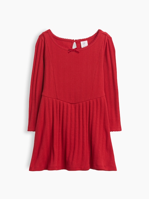 Baby & Toddler Pointelle Rib Dress