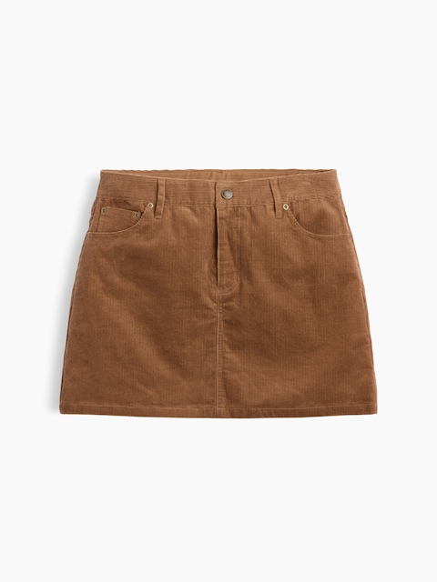 Corduroy Mini Skirt
