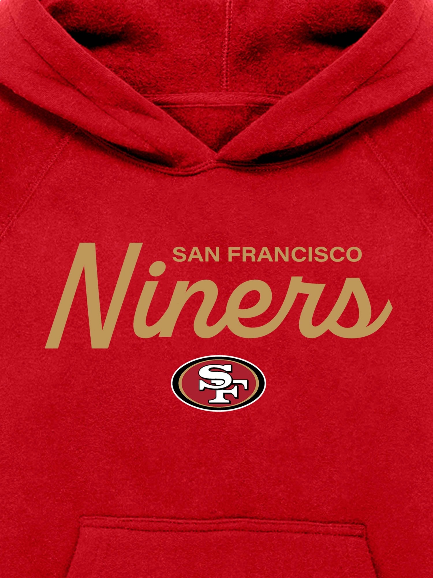 Детское худи Gap NFL Signature Script Pullover, цвет: 49ers — фото 2