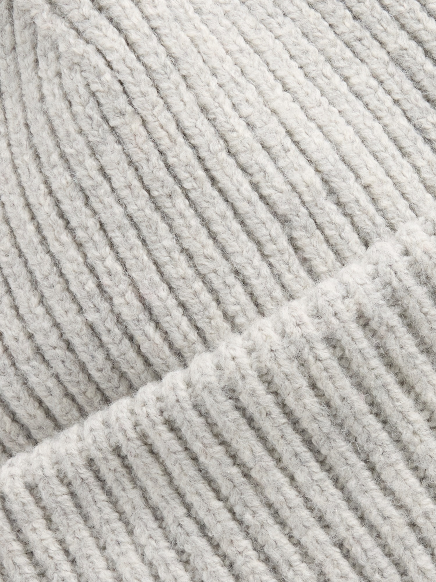 Детская шапка Gap CashSoft Rib Beanie, цвет: Серый меланжевый — фото 2