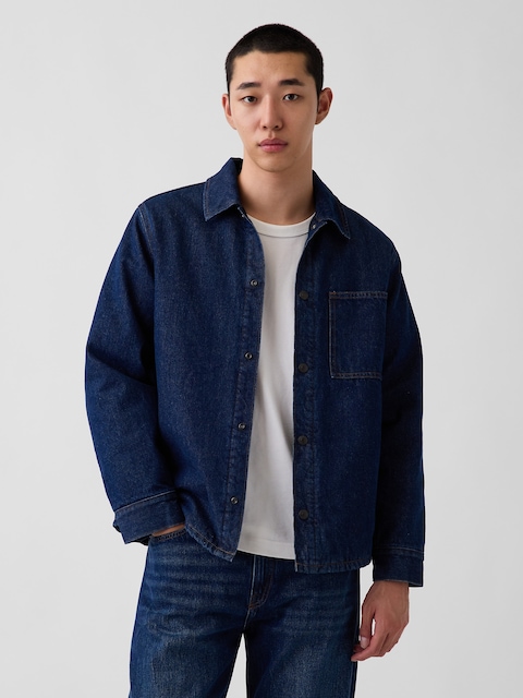 Denim Relaxed Shirt Jacket