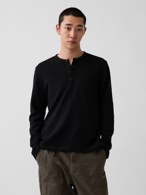 Waffle Henley T-Shirt