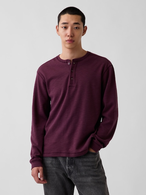 Relaxed Henley T-Shirt