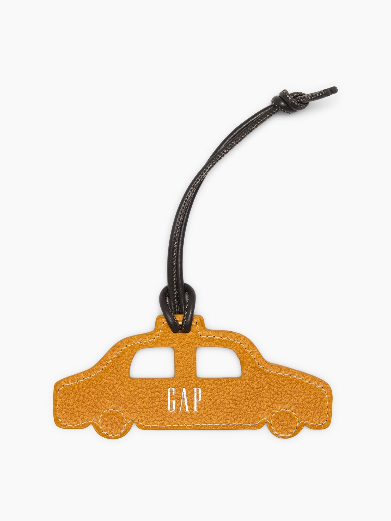 Женский брелок Gap 100% Leather Taxi Bag Charm, цвет: Жёлтый — фото 2