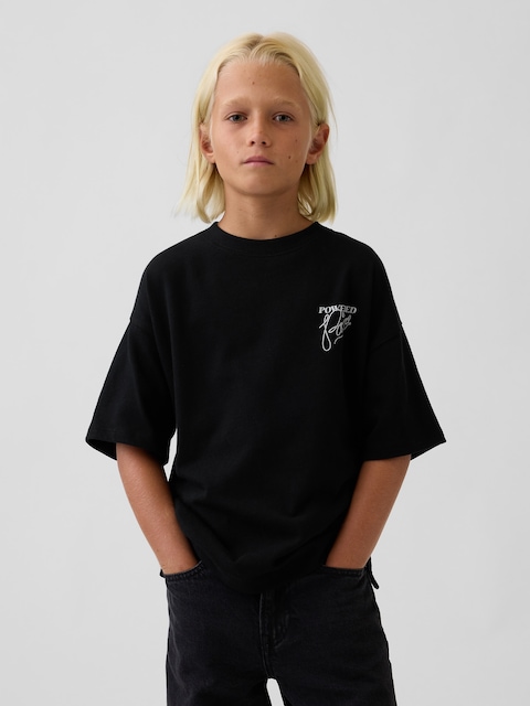 Kids Heavyweight Oversized Graphic T-Shirt