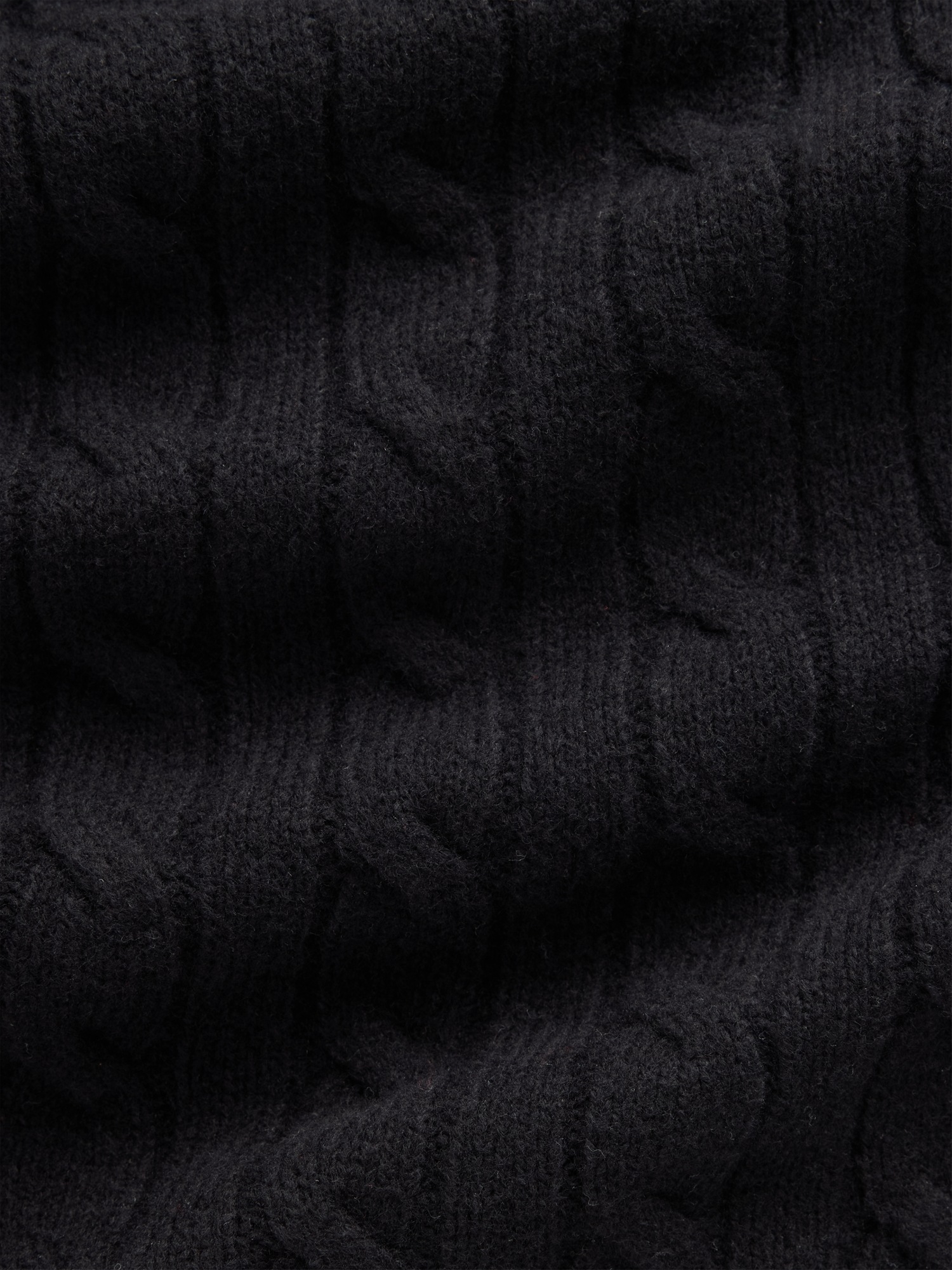 Женский жилет Gap CashSoft Cable-Knit Sweater Vest, цвет: Чёрный — фото 4