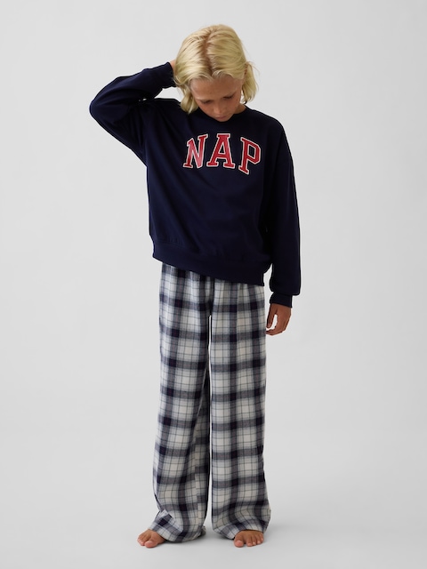 Kids Recycled NAP Logo PJ Sweatshirt