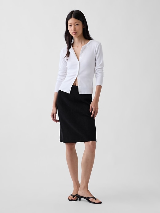 CashSoft Knee-Length Sweater Skirt | Gap