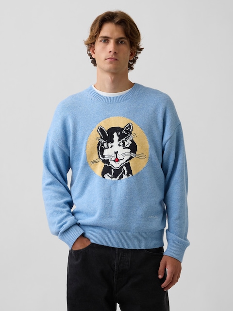 Gap | Lichtenstein | Whitney | Laughing Cat Sweater