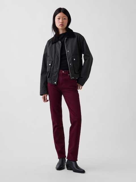 High Rise '90s Slim Straight Jeans
