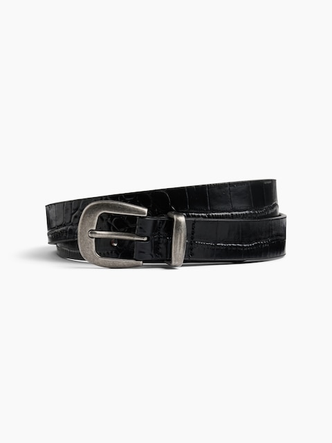 Crocodile Leather Belt