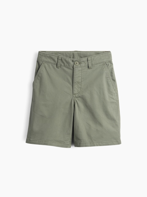 Kids Uniform Stretch Relaxed Khaki Shorts