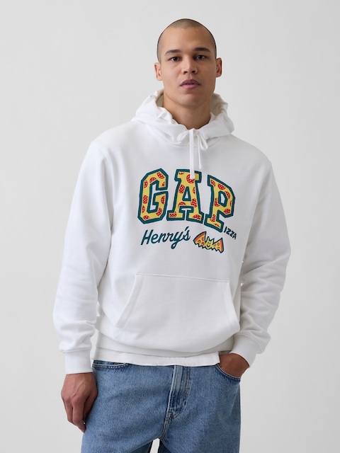 Adult Heavyweight Logo Hoodie by Henry's Pizza