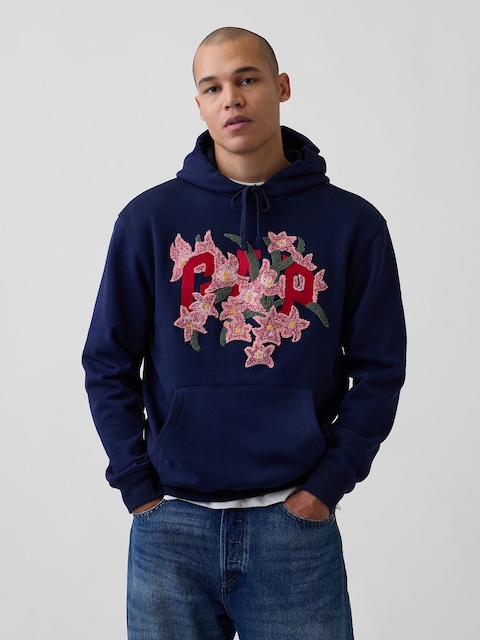Adult Heavyweight Logo Hoodie by AO YES