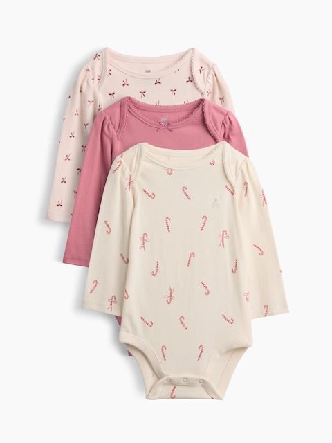 Baby First Favorites Organic Cotton Bodysuit (3-Pack)