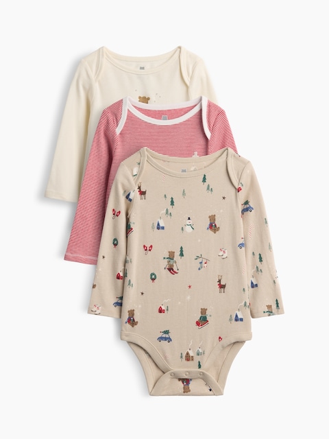 Baby First Favorites Organic Cotton Bodysuit (3-Pack)