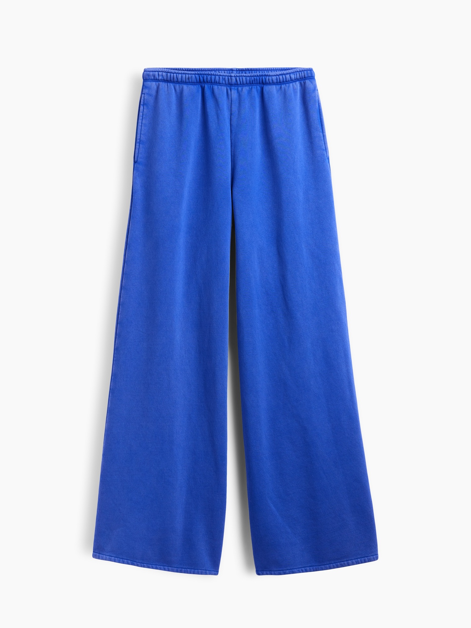 Женские брюки Gap VintageSoft Baggy Wide-Leg Sweatpants, цвет: Тёмно-синий, вариант 1 — фото 6
