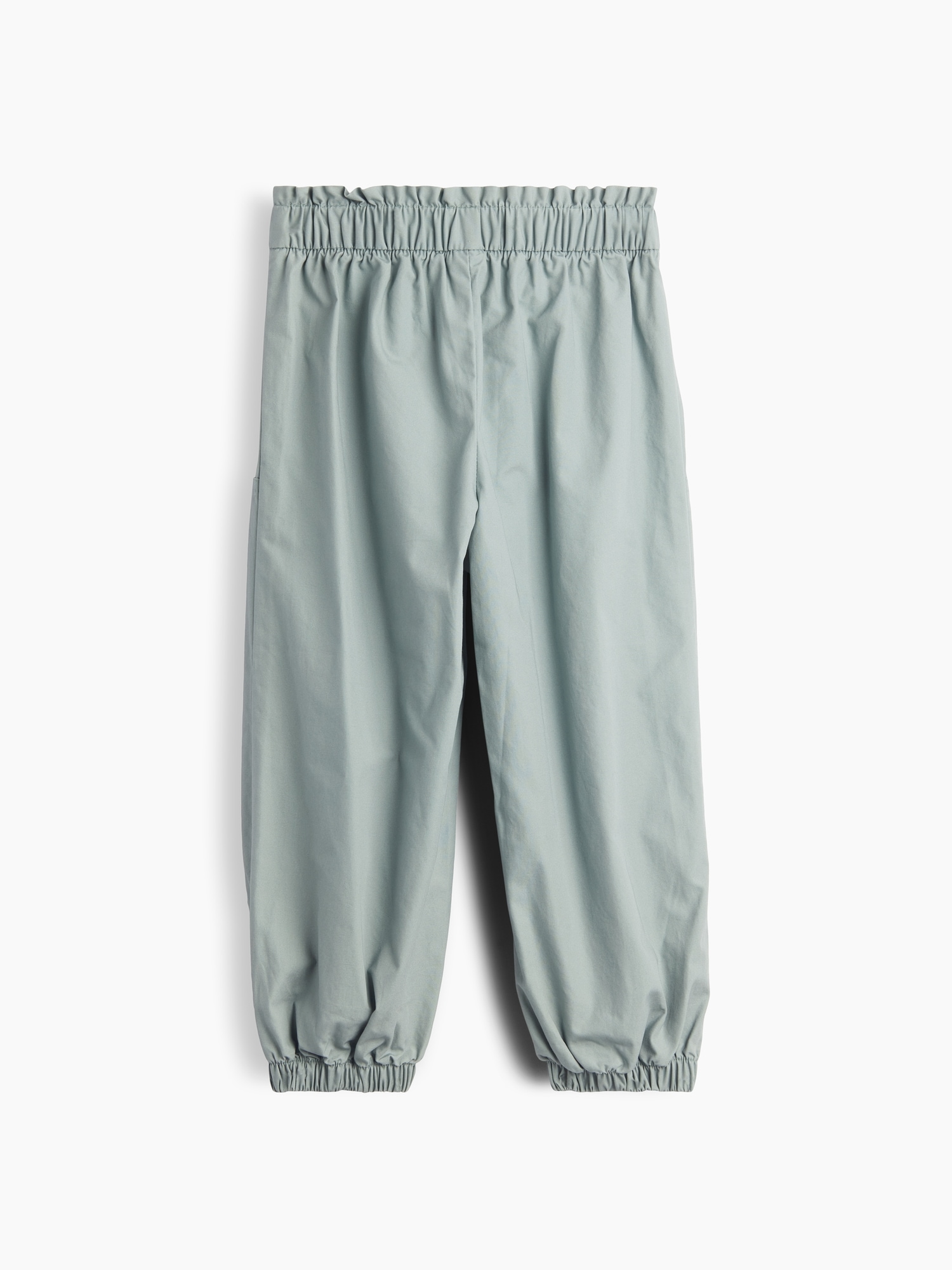 Брюки Gap Poplin Pull-On Joggers для малышей, цвет: Шалфейный зелёный — фото 3