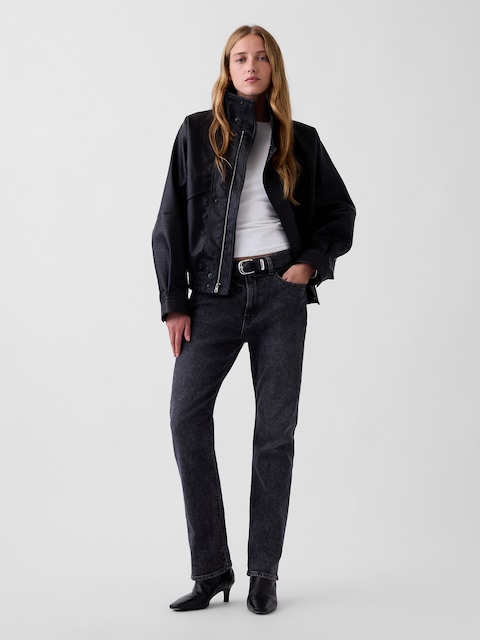 High Rise '90s Slim Straight Jeans