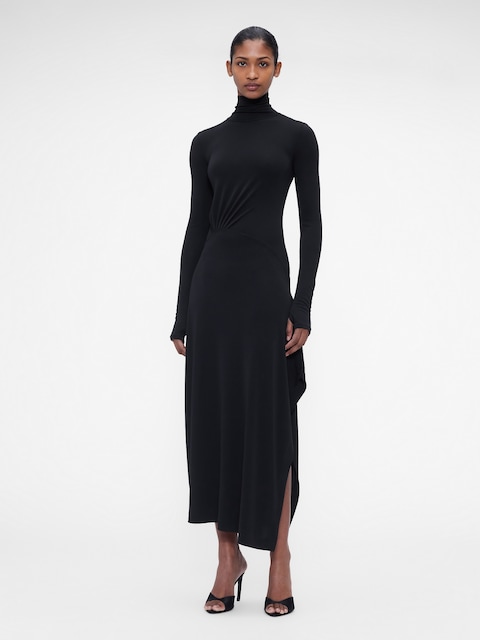 Gap × Victoria Beckham Jersey Draped Maxi Dress