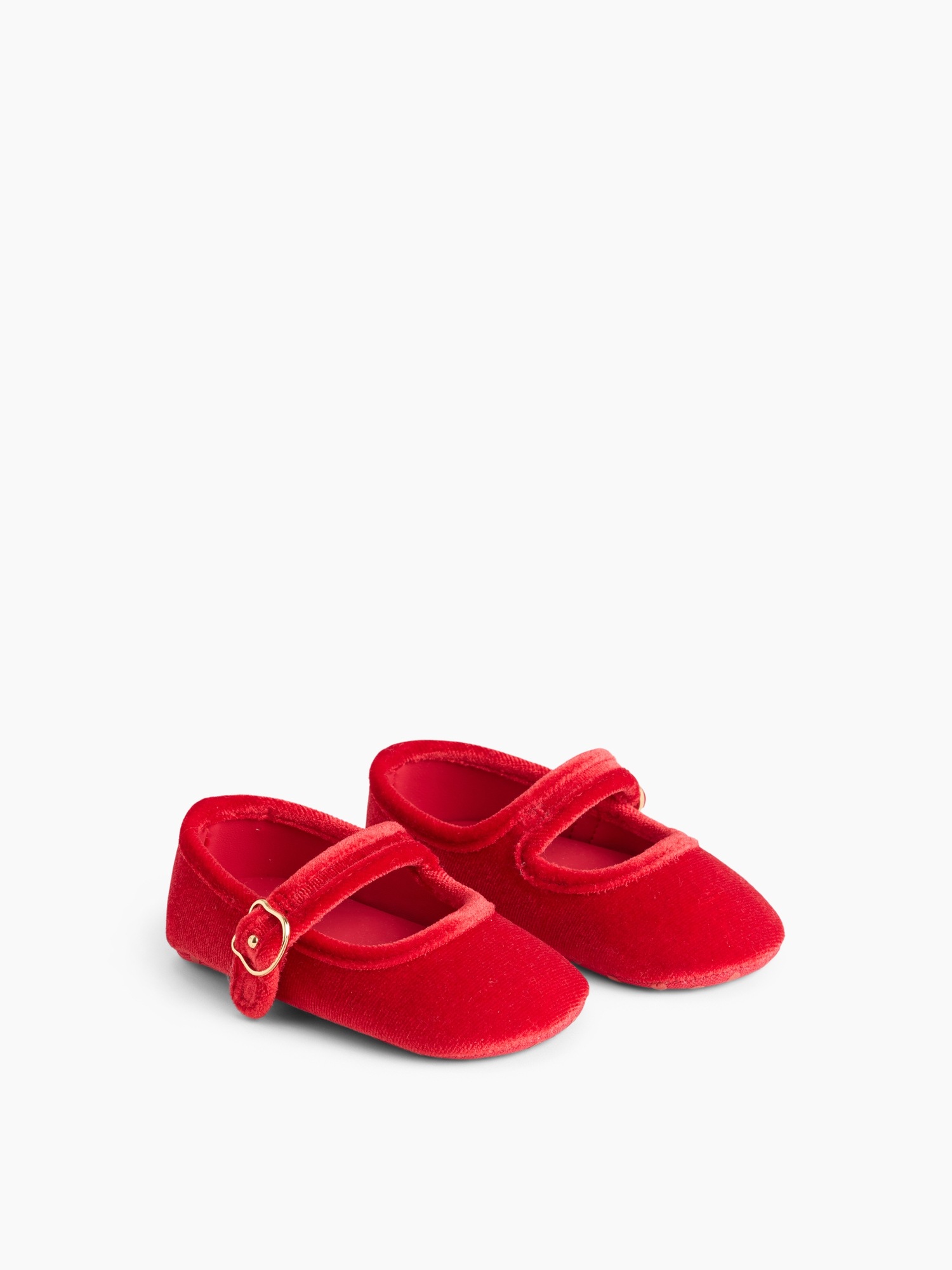 Обувь Gap Velvet Mary Jane Shoes для малышей, цвет: Красный — фото 2