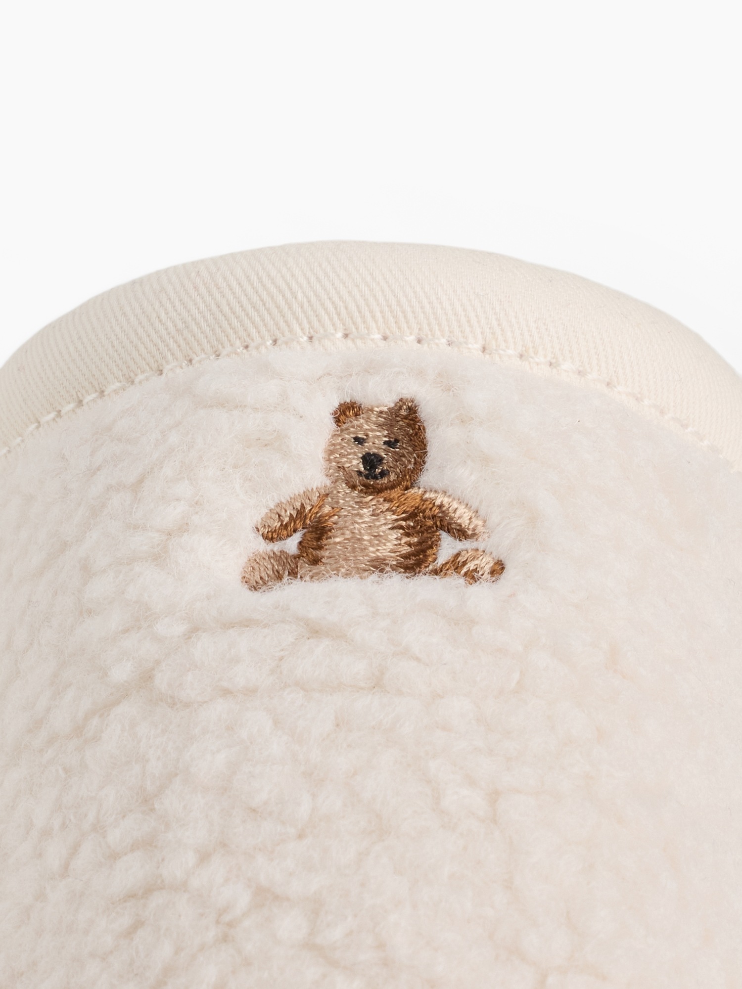 Сабо Gap Brannan Bear Sherpa Clog Slippers для малышей, цвет: Слоновая кость морозный — фото 5