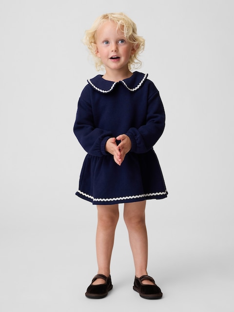 Baby & Toddler Collared Sweatshirt Dress