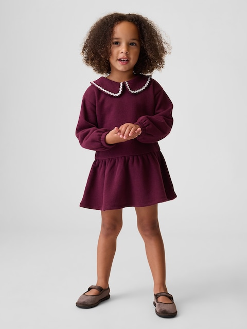 Baby & Toddler Collared Sweatshirt Dress