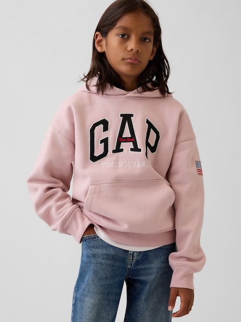 Kids VintageSoft NYC Times Square Logo Hoodie