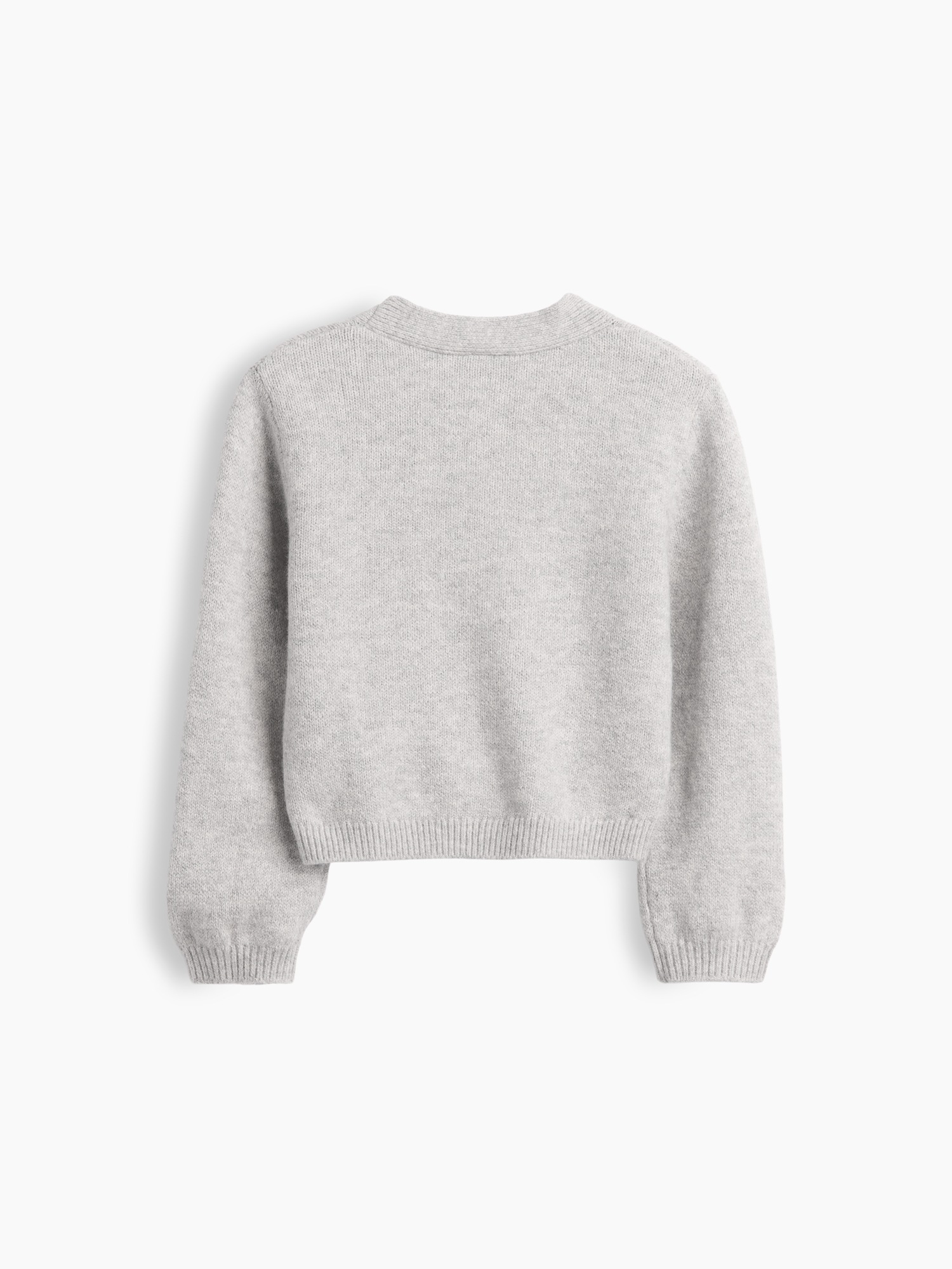 Кардиган Gap CashSoft Bow Cardigan Sweater для малышей, цвет: Серый — фото 3