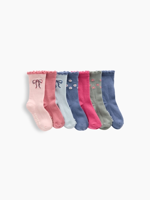 Baby & Toddler Ruffle Crew Socks (7-Pack)
