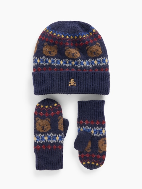 Baby & Toddler Fair Isle Beanie & Mittens Set