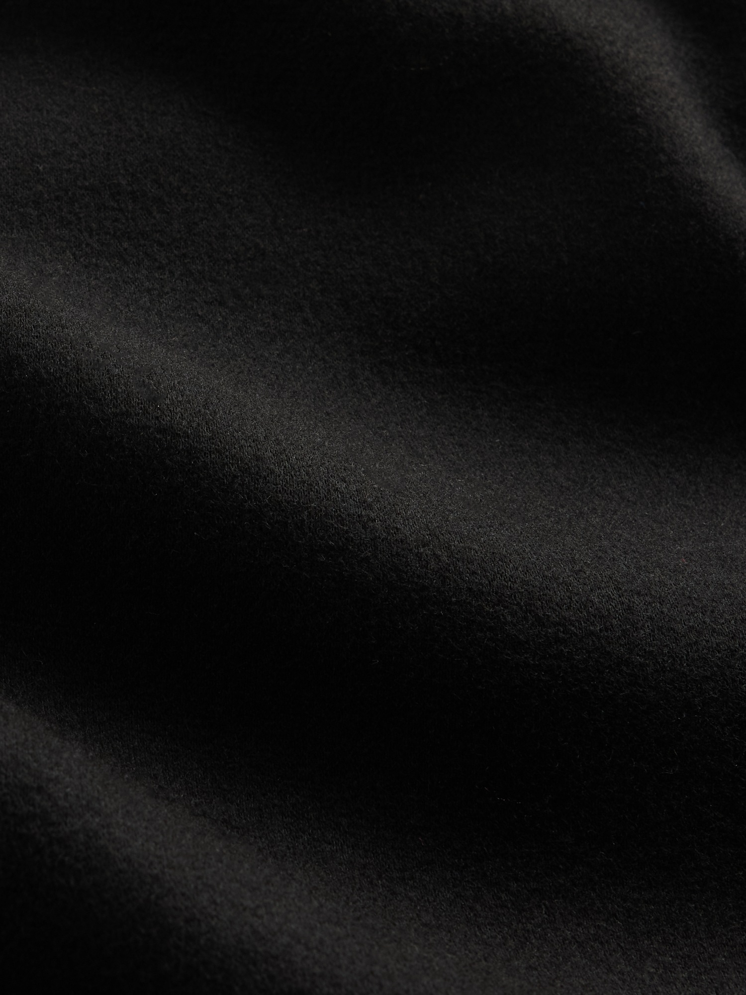 Женский шарф Gap Faux Fur Trim, цвет: Чёрный / Светло-коричневый — фото 2