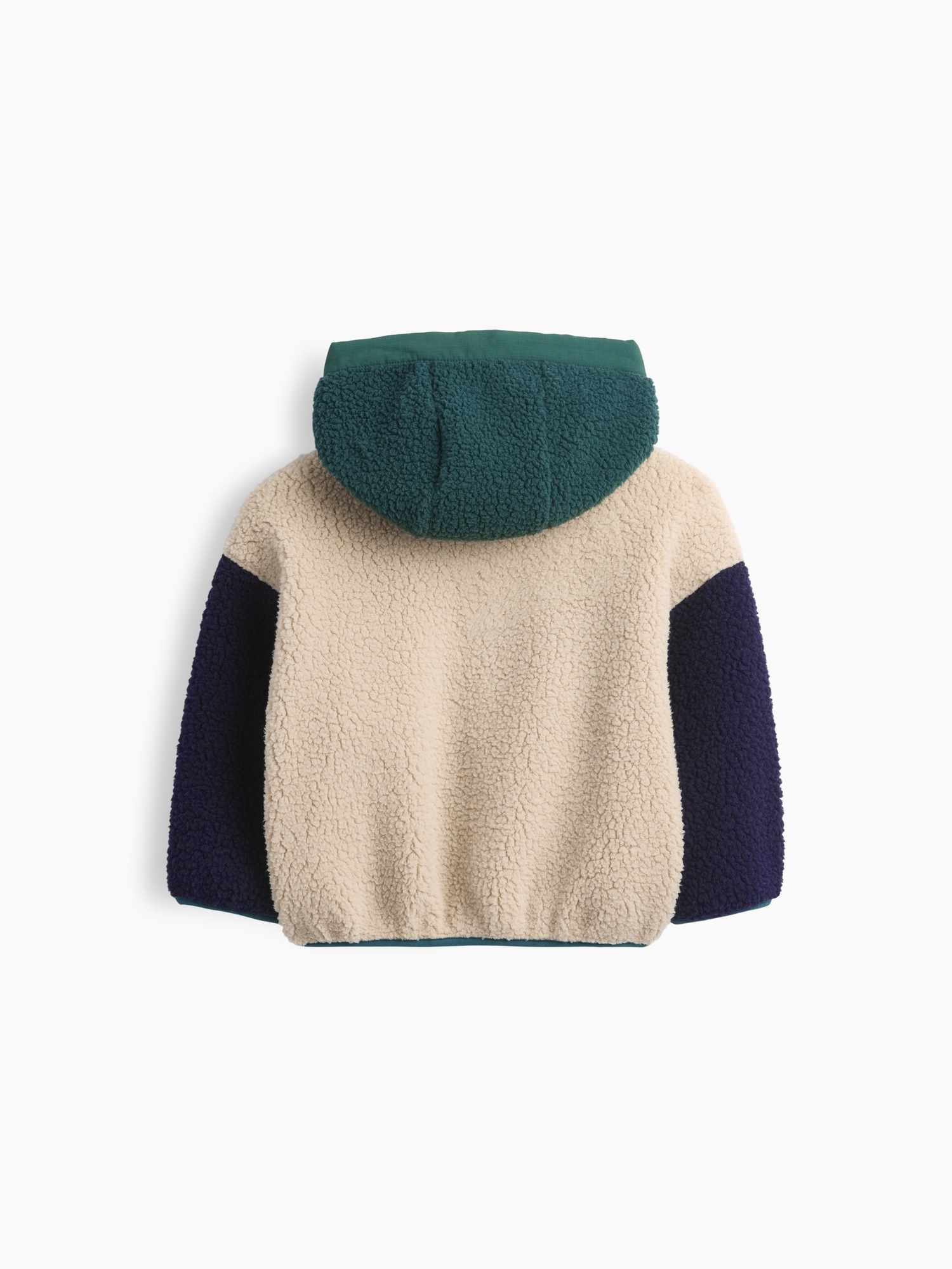 Куртка Gap Hooded Sherpa Jacket для малышей, цвет: Bedrock — фото 3