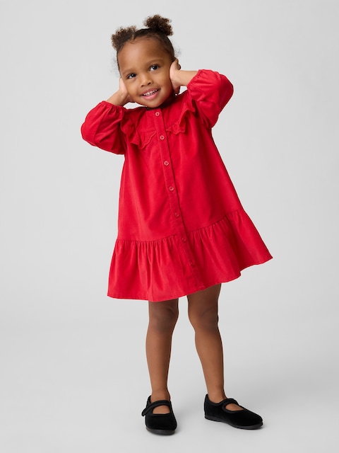 Baby & Toddler Corduroy Drop-Waist Dress