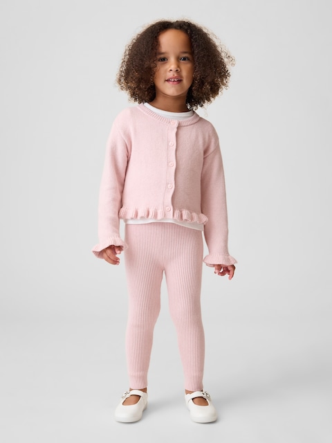 Baby & Toddler CashSoft Rib Sweater Leggings