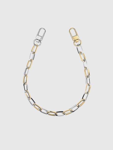 The CAEP Gold/Silver Paperclip Wristlet Phone Chain