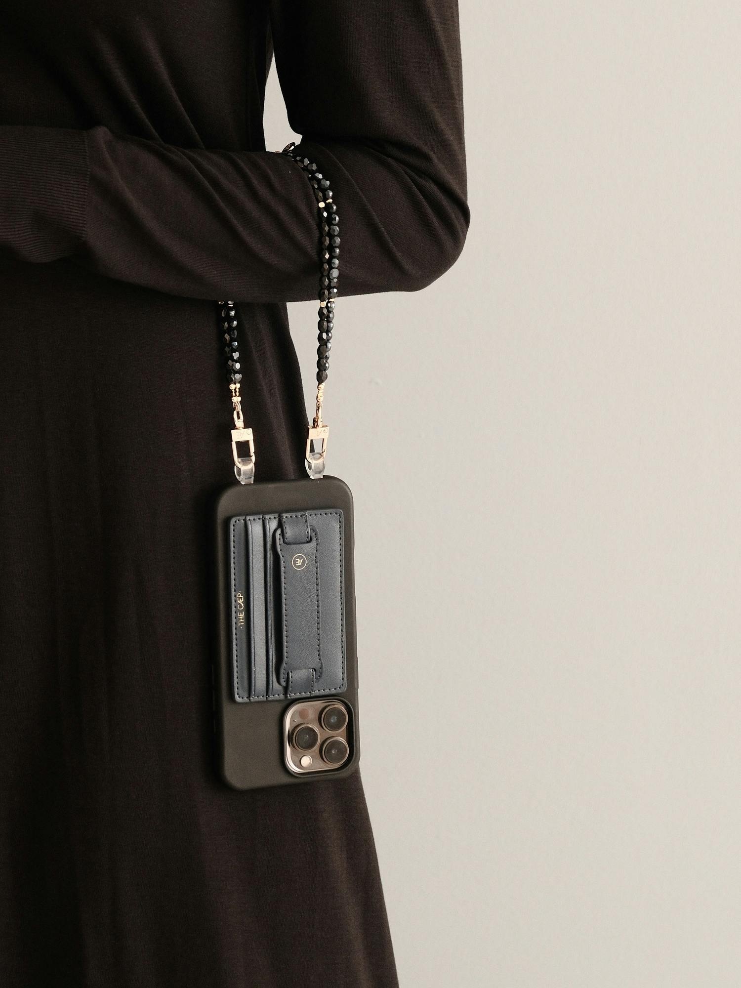 Ремешки для телефона The CAEP Midnight Double Wristlet Phone Strap, цвет: Тёмно-синий — фото 2