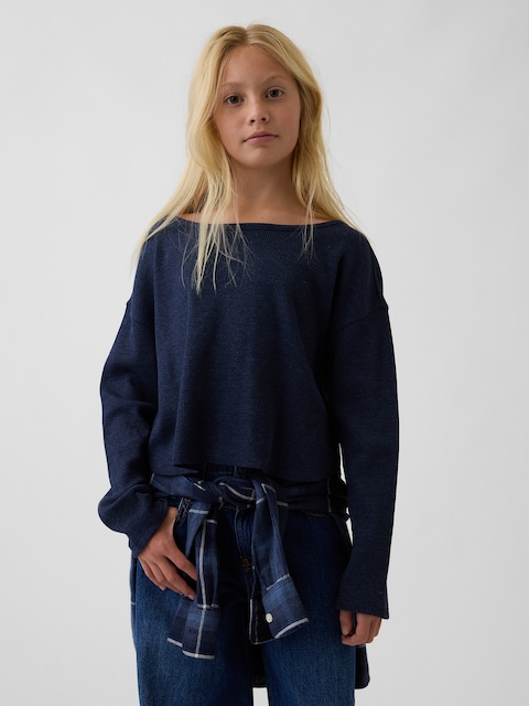 Kids Oversized Waffle T-Shirt