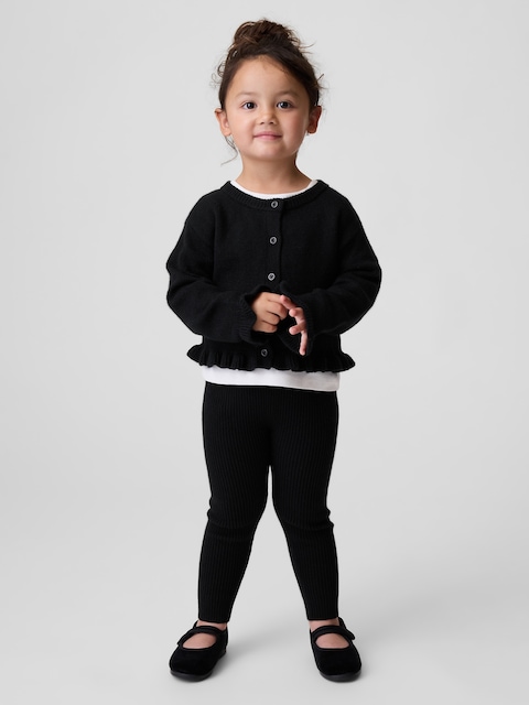 Baby & Toddler CashSoft Rib Sweater Leggings
