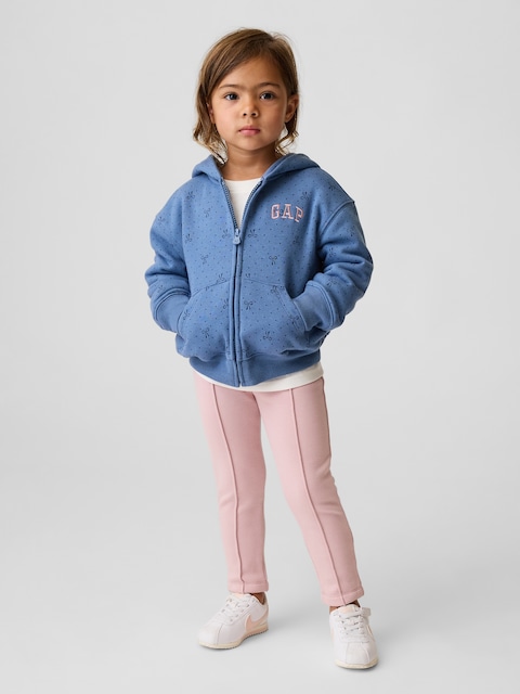 Baby & Toddler Sherpa-Lined Pintuck Leggings