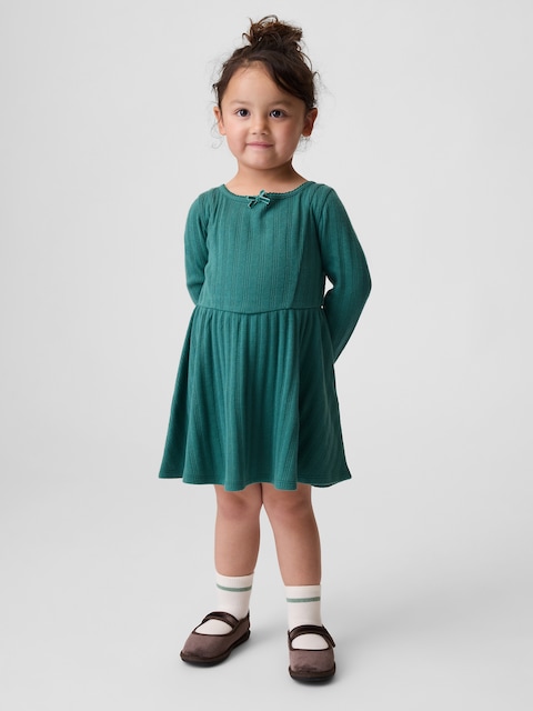 Baby & Toddler Pointelle Rib Dress