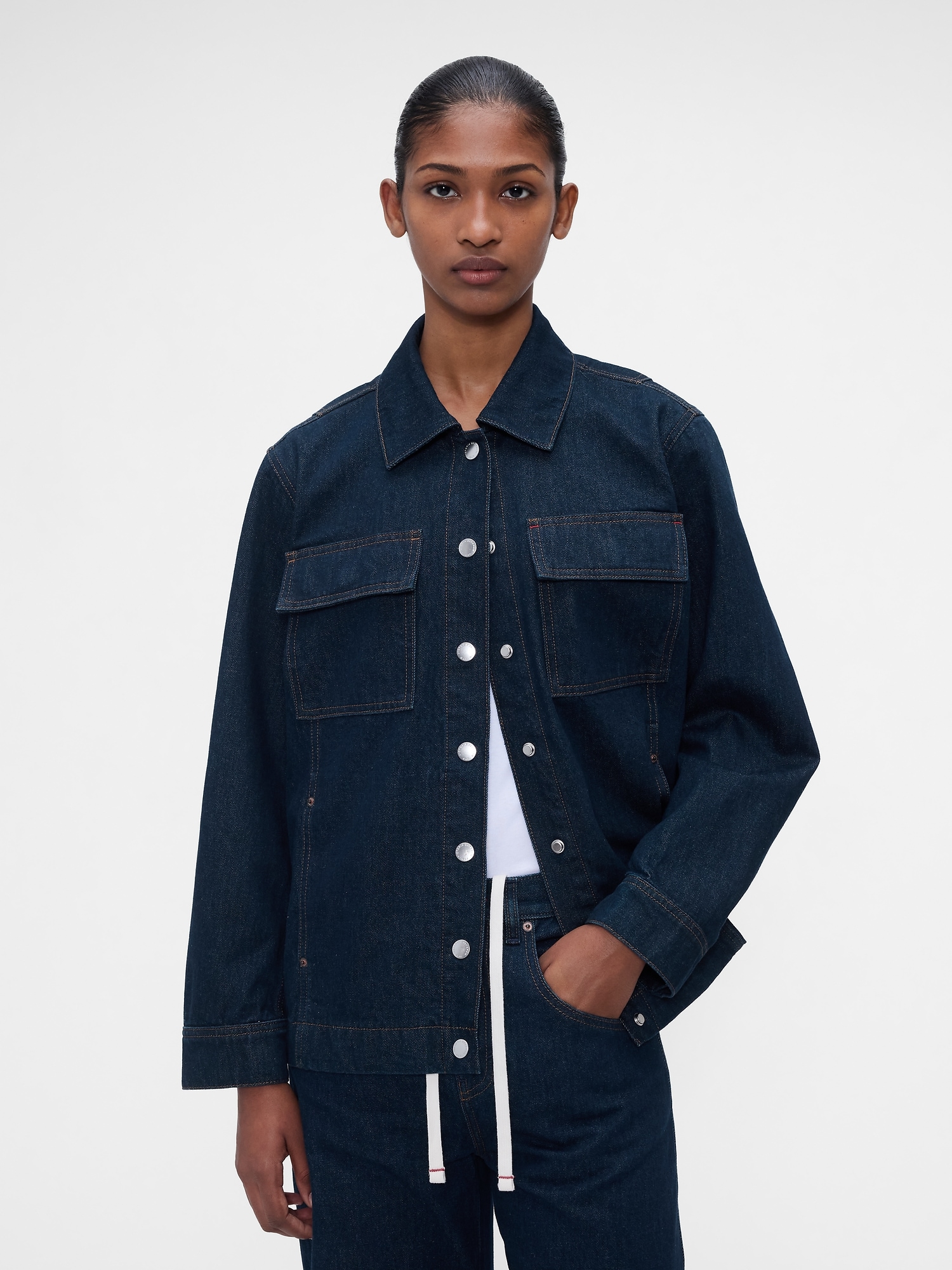 Gap × Victoria Beckham Denim Shirt Jacket