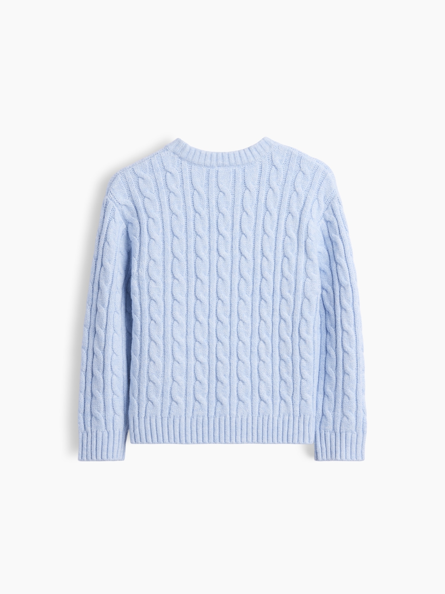 Свитер Gap CashSoft Cable-Knit Sweater для малышей, цвет: Синий — фото 3