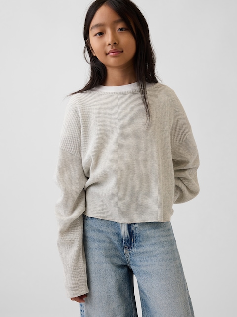 Kids Oversized Waffle T-Shirt