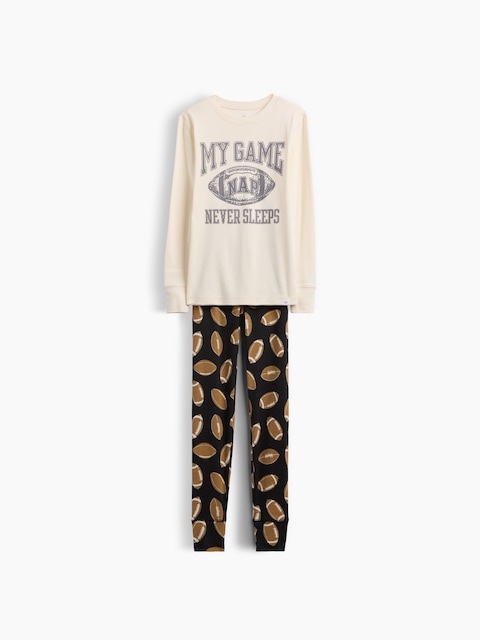 Kids Organic Brushed Cotton PJ Set