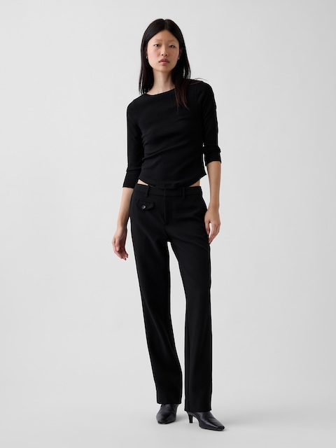 Low Rise BiStretch Pants