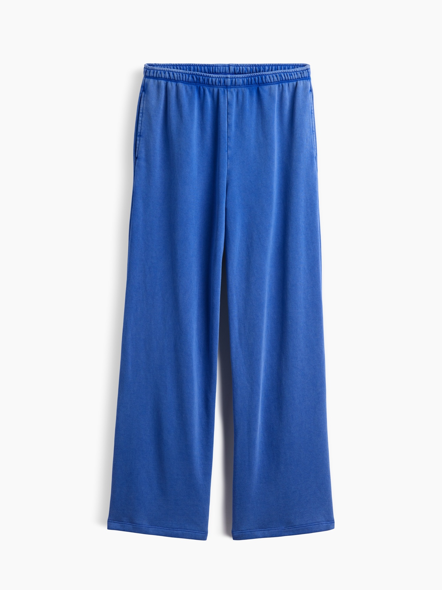 Женские брюки Gap Mid Rise VintageSoft Terry Loose Sweatpants, цвет: Тёмно-синий — фото 6