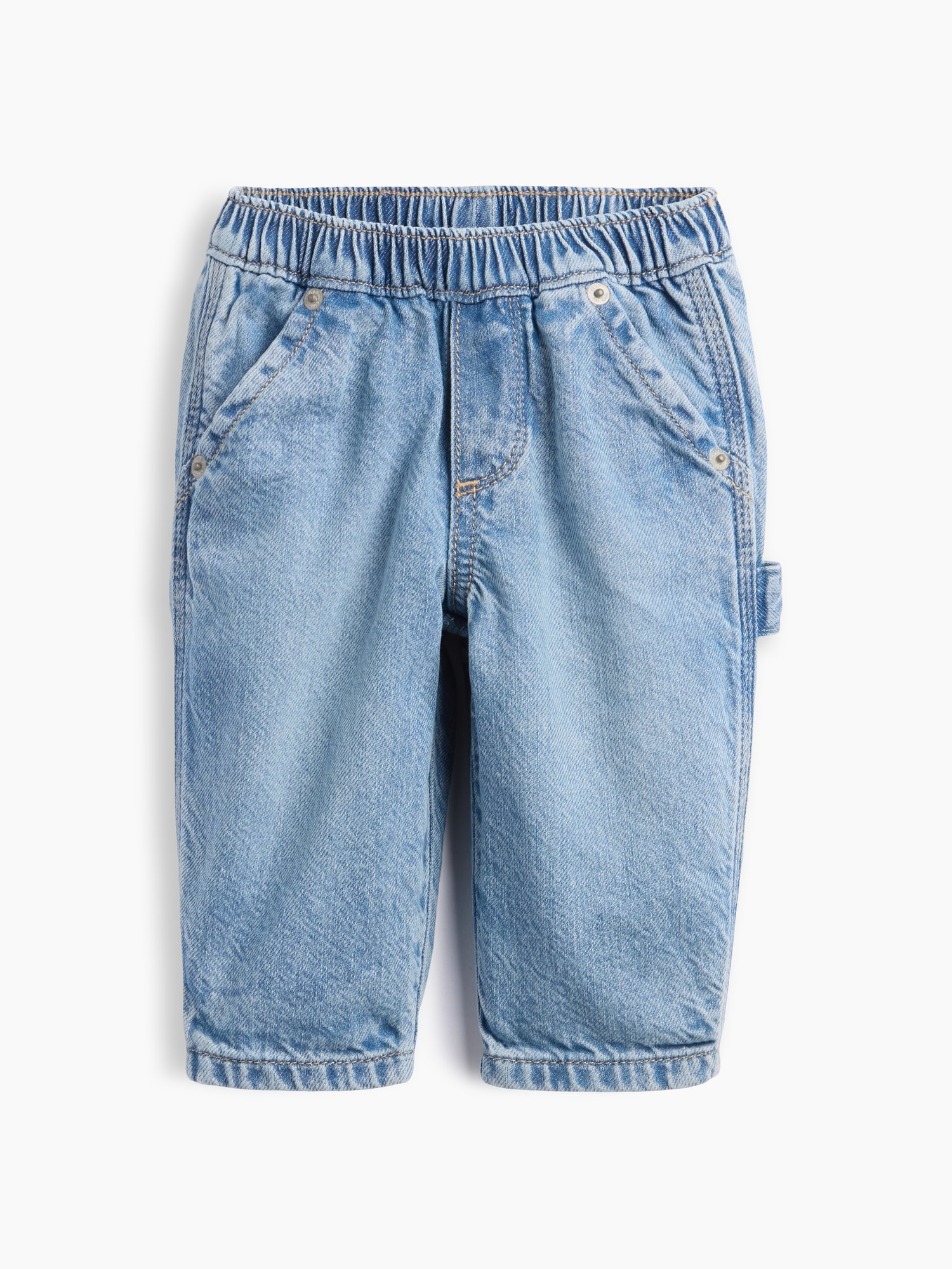 Jean coupe menuisier à taille extensible pour Bébé