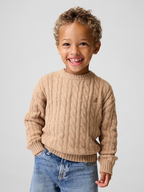 Baby & Toddler CashSoft Cable-Knit Sweater